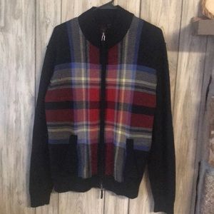 Sweater by Tulliano—zippered.